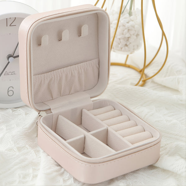 1pc Portable Jewelry Storage Box Jewelry Storage Box