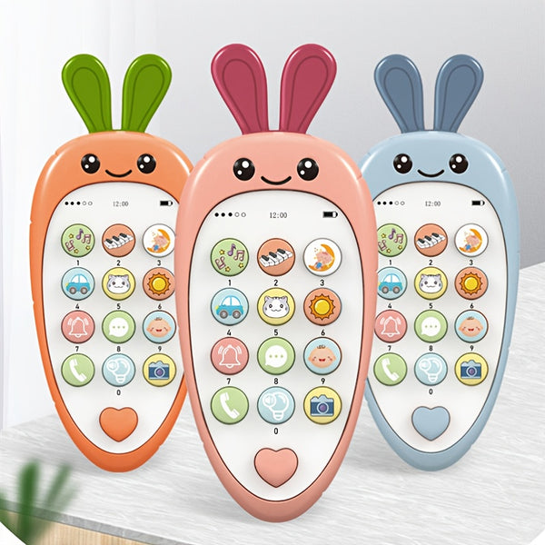 Baby Phone Toys Bilingual Telephone Teether Music Voice Toy Early Educational Learning Machine Electronic Children Gift Baby Toy