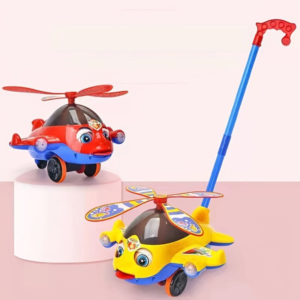 Children Push Toy Toddler Trolley, Baby Toy Airplane Trolley