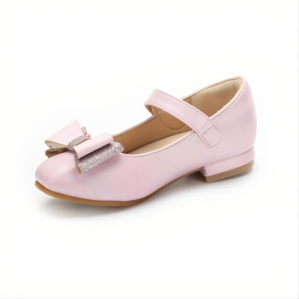 Bowknot Design Girls Shoes Princess Shoes Mary Jane Flats