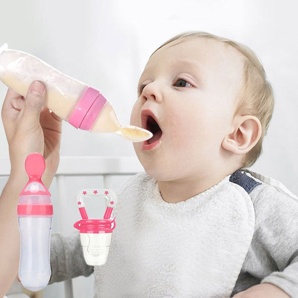 2pcs Baby Milk Bottle and Soother Sets