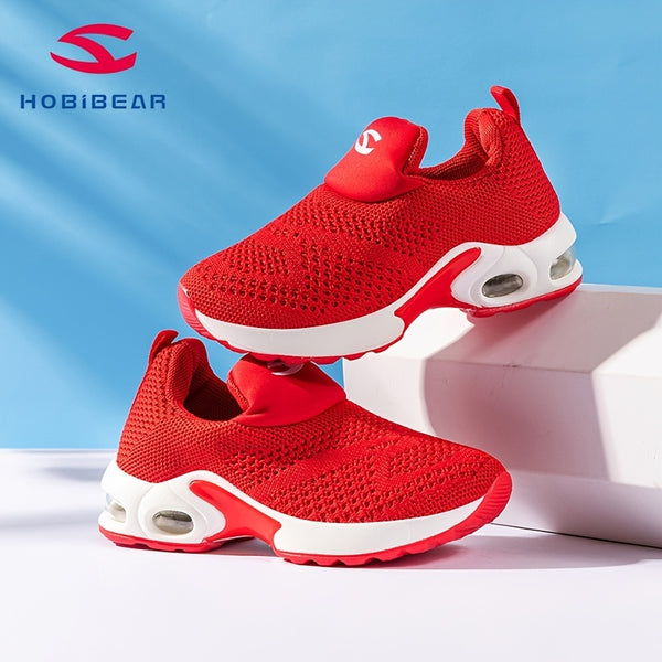 HOBIBEAR New Girls Lightweight Mesh Sneakers, Comfortable Running Shoes