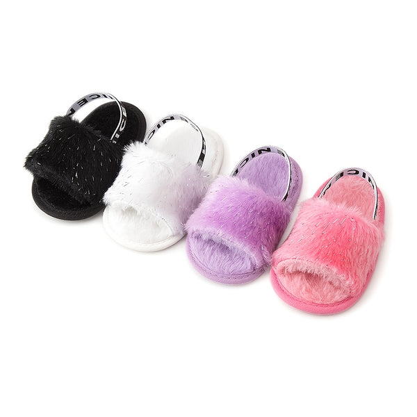 Baby Girls Slippers, Soft-soled Anti-slip High Top Prewalker Shoes