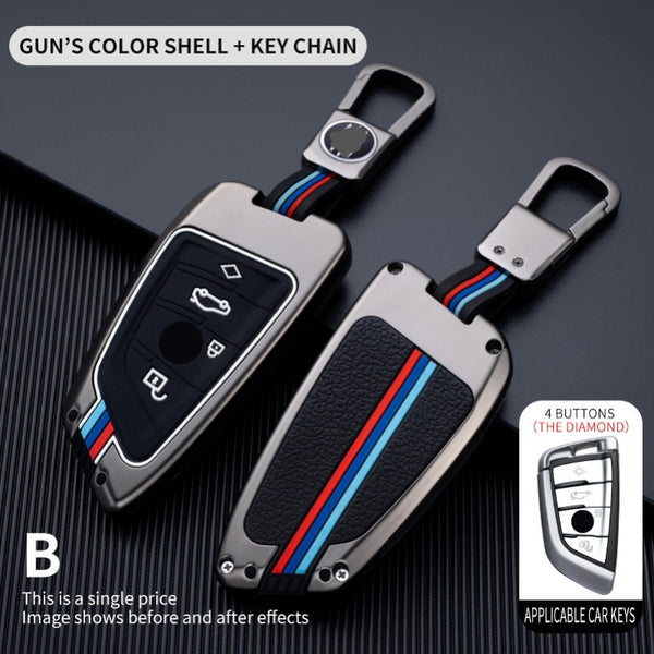 Car Key Case Cover Key Bag For BMW Shell Keychain Protection