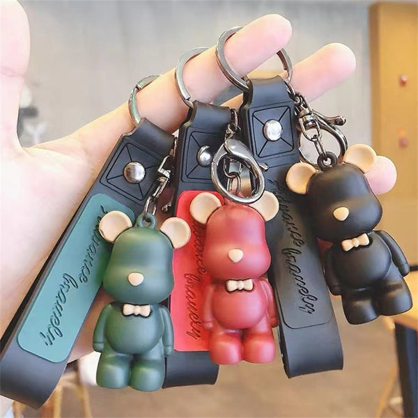 Silicone Bear Keychain