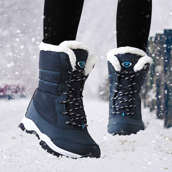 Women's Outdoor Warm & Comfy Short Boots, Winter Thermal Insulated Snow Shoes, Women's Footwear