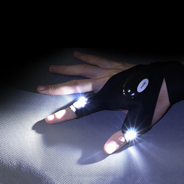 Multi-functional LED Flashlight Gloves, Emergency Rescue Tool For Outdoor Cycling Fishing