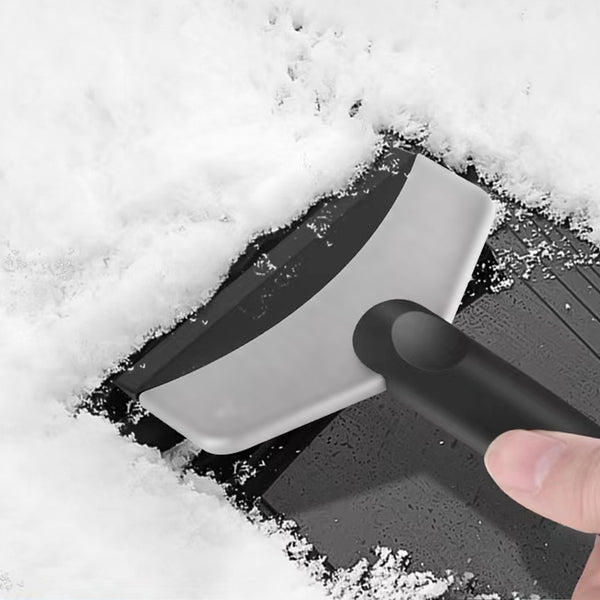 1pc Snow Shovel, Stainless Steel Snow Scraper, Mini Ice Scraper For Car Windshield, Cleaning Supplies