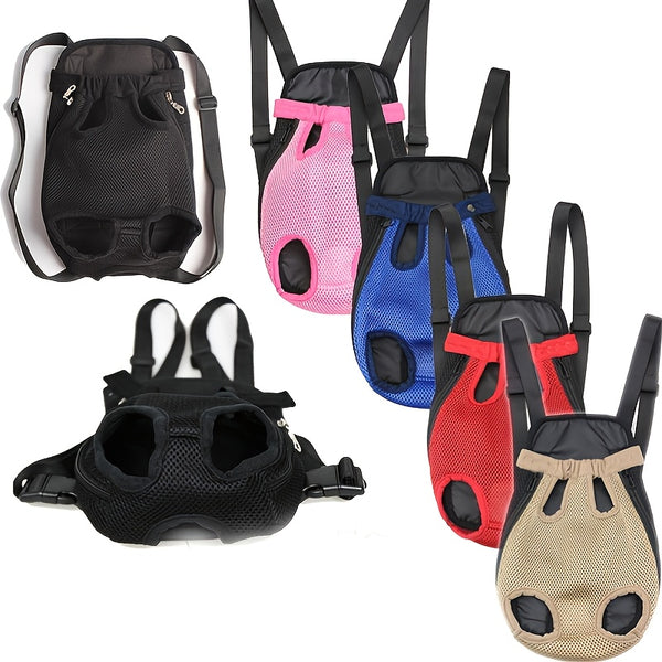 Pet Carrier Backpack, Adjustable Front Carrier Backpack, Legs Out Travel Bag For Small Dogs And Cats