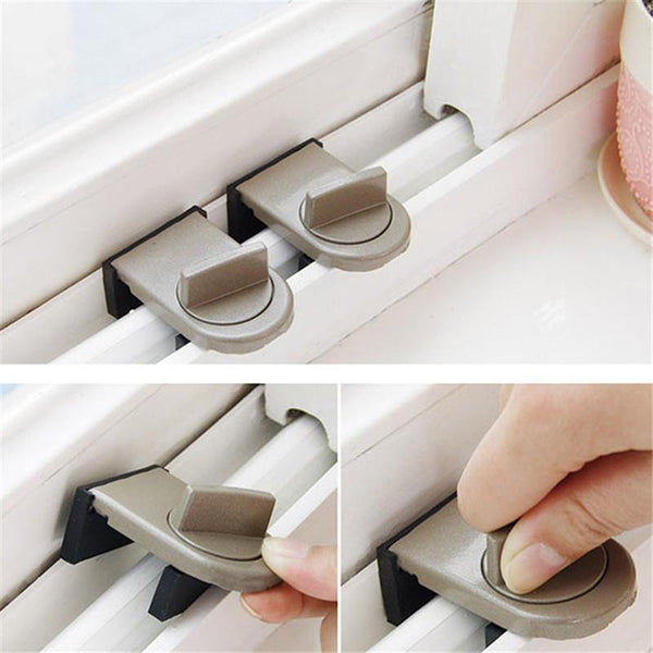 Sliding Window Safety Lock, Anti-Theft Safety Device For Bedroom Window