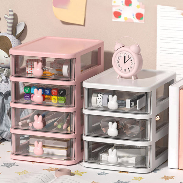 1pc Storage Box, Desktop Drawer Type Organizer Box Cabinet, Hair Accessories Sundries Storage Rack, 5.1*6.7*4.3inch/5.1*6.7*6.3inch/5.1*6.7*8.3inch