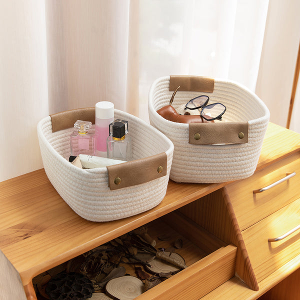 Cotton Rope Desktop Multifunctional Sundries Storage Box