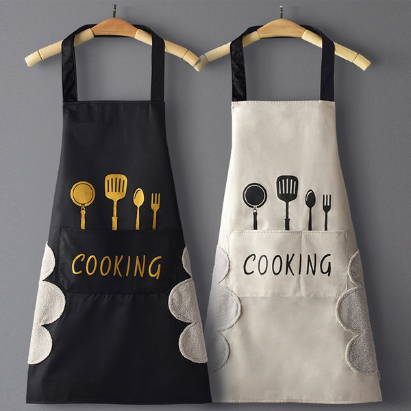 1pc Random Waterproof Oil-proof Stain-proof Apron 25.59"x28.35"