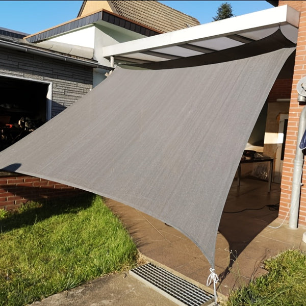 1pc Rectangle 420D Waterproof Sunshade Sail, UV Block Shade Cloth Suitable For Courtyard Sunshade Terrace Garden, Outdoor Facilities, 12x12inch