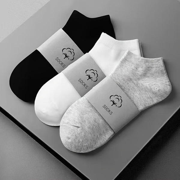 5 Pairs Women's Solid Ankle Socks