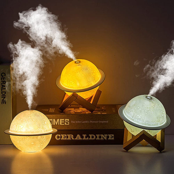 2 In 1 Moon Humidifier Night Light, Humidifier Light, Humidifier Lamp