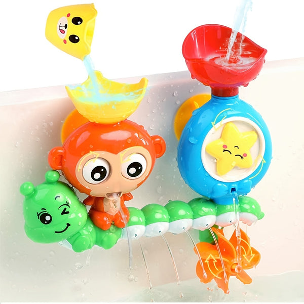 Monkey Rotating Toy, Baby Playing Water Bath Toy, Bathing Shower Toy