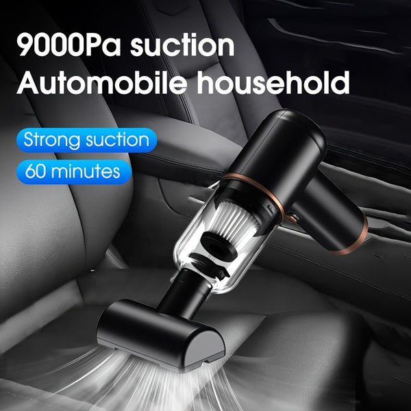 Protable Car Vacuum Cleaner, 9000pa Cordless Handheld Strong Suction Car Vacuum, Small Rechargeable Vacuum Cleaner For Car, Pet Hair, Keyboard Etc