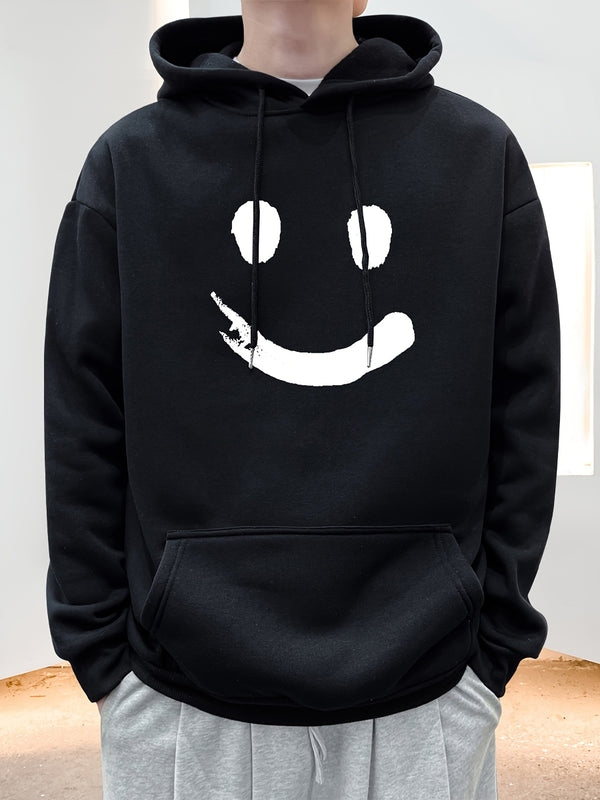 Men's Casual Loose-fit Pullover Hoodie