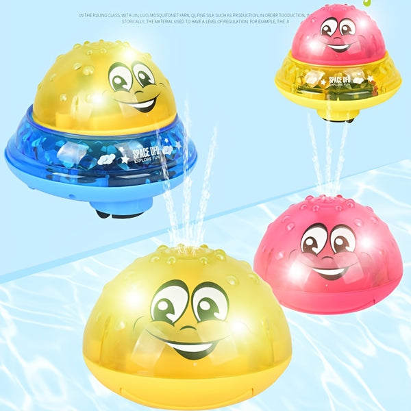 Fun Baby Bath Toys Baby Electric Induction Sprinkler Ball With Light Music Kids Water Play Bath Toys Gifts For Children