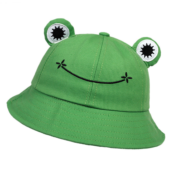 Cartoon Frog Bucket Hat