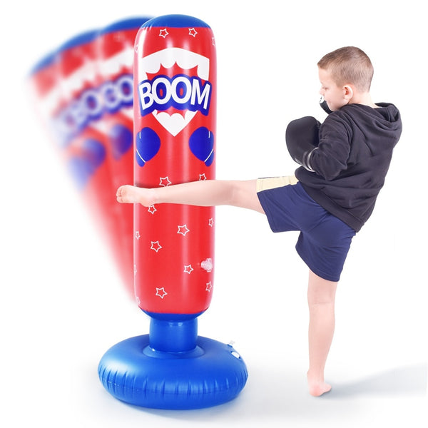 Inflatalbe Punching Bag For Boxing Fitness Practicing Stress Relief 120cm/47.24in