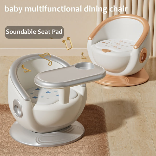 Portable Baby High Chair And Toddler Booster Seat With Tray, Space Saver Simple Clean First Class Style