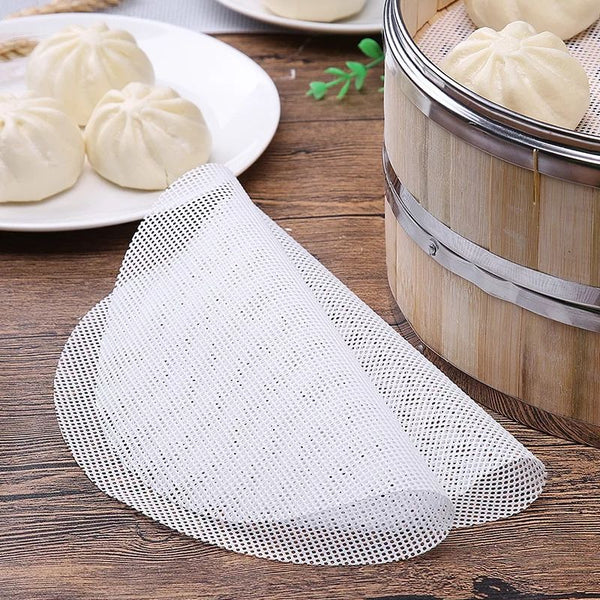 Reusable Non-Stick Steam Cloth Set (3pcs) Steaming Pad For Cooking