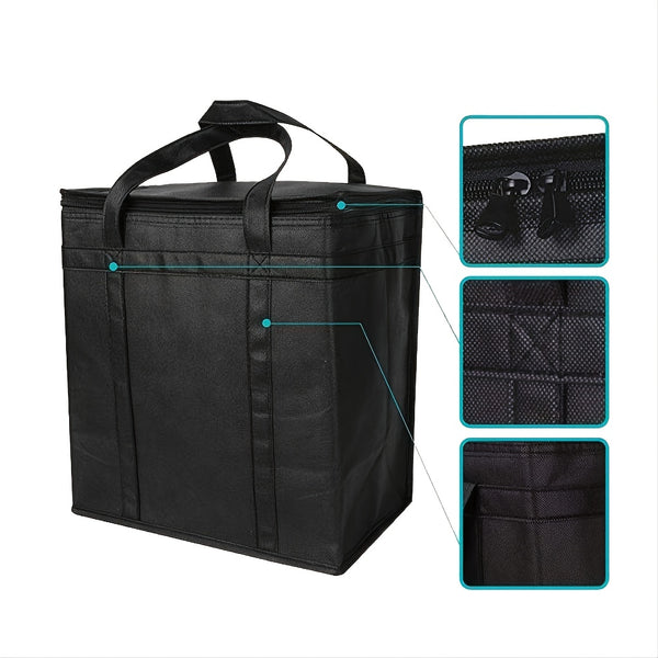 1pc Extra Large Insulated Picnic Bag, Ice Cool Cooler Bag Box For Food Drink Storage (Multiple Sizes)