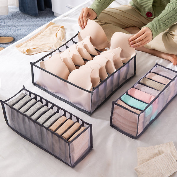 1pc Multi-cell Packing Underwear Storage Box