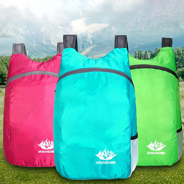 Colorful Folding Sports Backpack, Lightweight Waterproof Backpack For Outdoor Travel Hiking Mountaineering