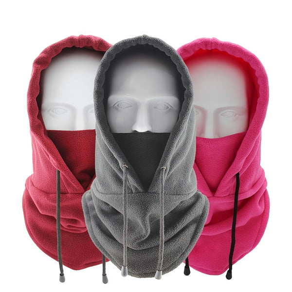 Warm Fleece Windproof Balaclava Caps, Face Mask, Warm Helmet Hat For Ski Bike Motorcycle Cycling Hiking