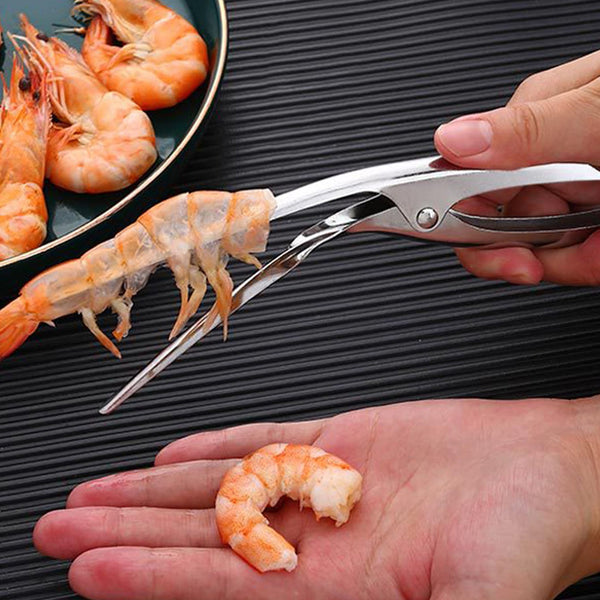 1pc, Stainless Steel Quick Shrimp Peeler