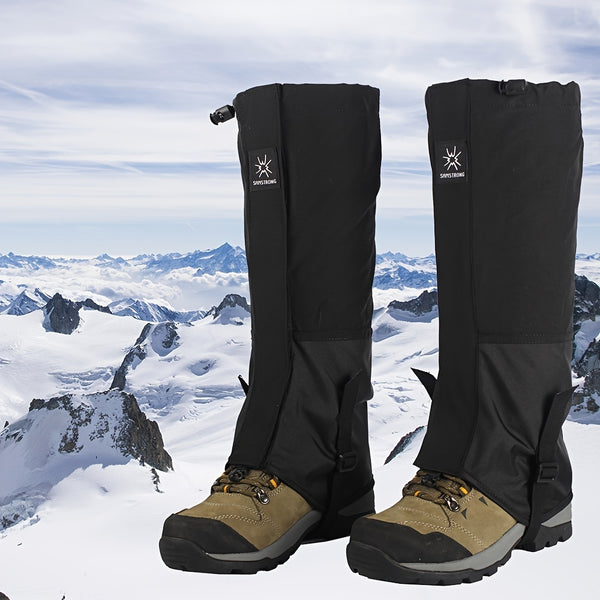 Adult Snow Cover, Breathable Waterproof Leggings For Winter Mountaineering, Skiing, Adventure