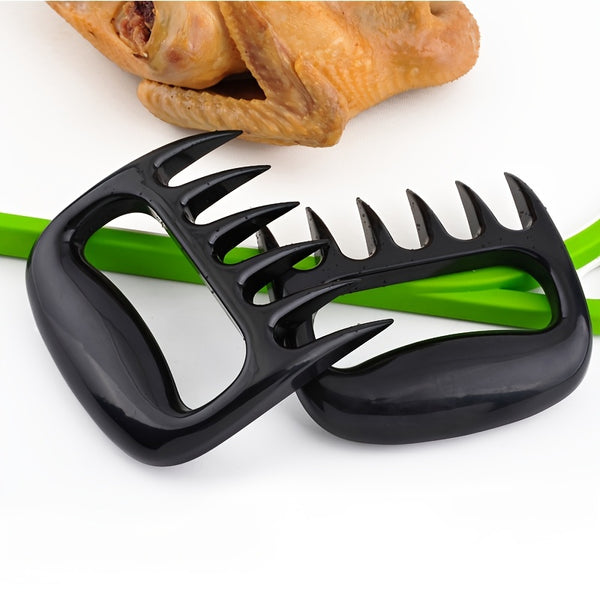 2pcs Meat Claws, Grilling Claw Mincer, Perfect For Cutting Meat, BBQ Grill Tools For Meat, Black 4.33"x4.13"