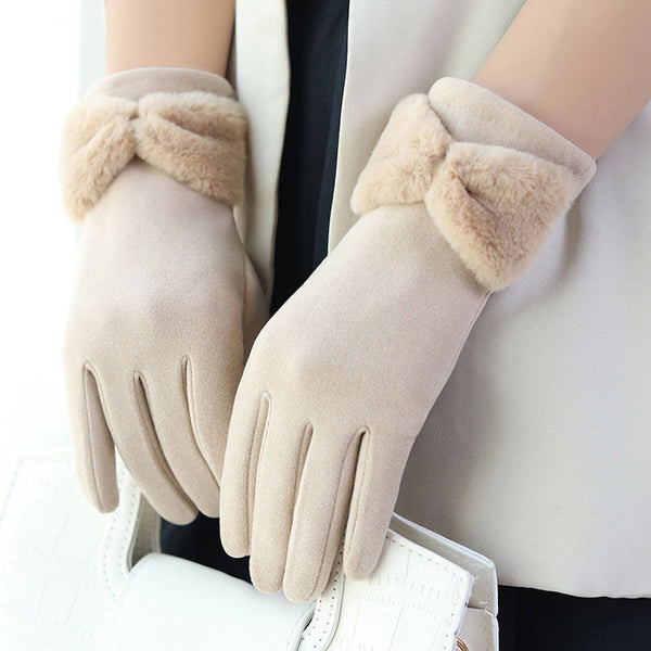 Women's Winter Fleece Warm And Windproof Gloves