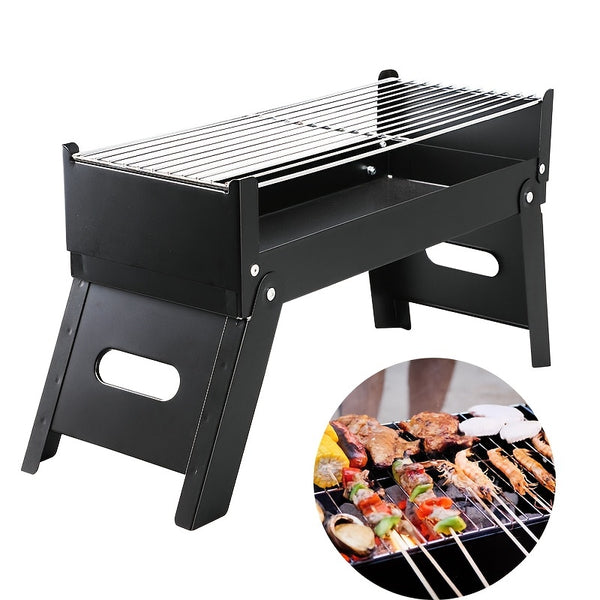 1pc BBQ Barbecue Grill Folding Portable Charcoal, Outdoor Camping Patio Stove Cooker Custom, Grilling Charcoal Outdoor, Grilling Charcoal Charcoal Grill, Grill Accessories, Grills Outdoor