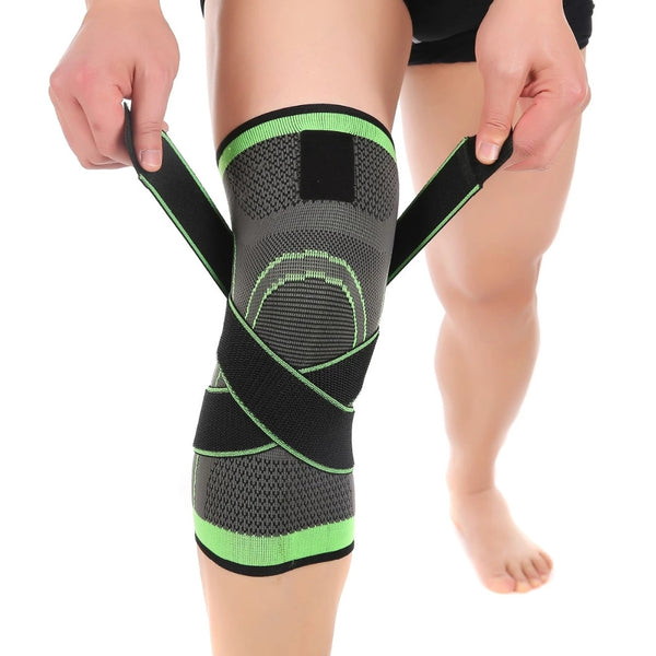 ANSER 1pc 3D Compression Belt Knee Pad Fitness Bandage Stretchy Sports Warm Knee Sleeve