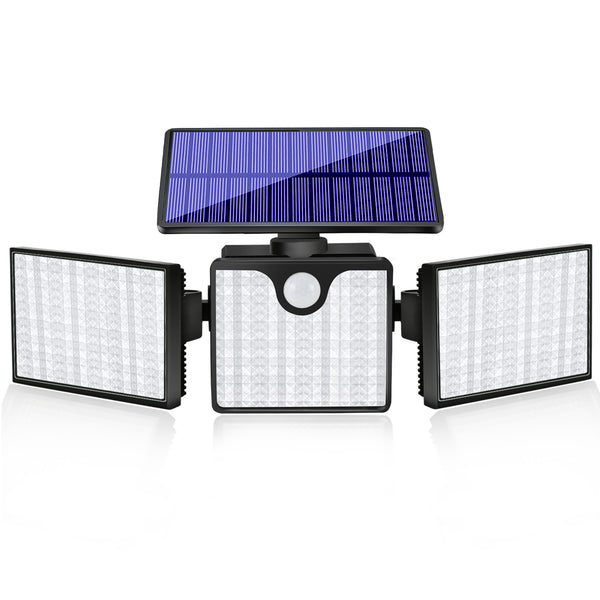 230 LED Ultra Bright Solar Wall Lights, Waterproof Rotatable Motion Sensor Light For Outdoor Porch Yard Wall