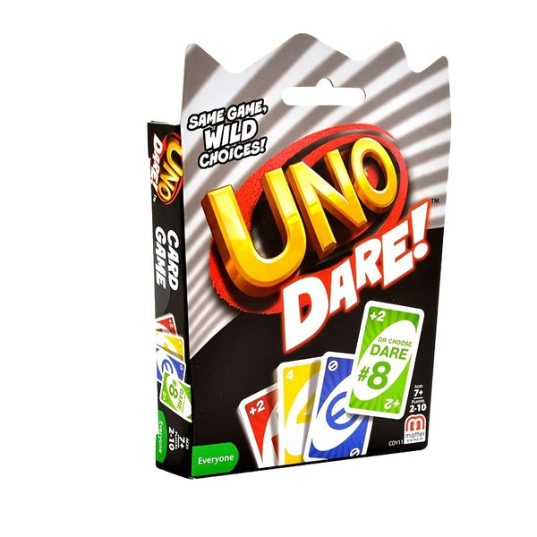 1pc, UNO Dare Card Game (3.46"x5.39"), Holiday Party Accessory, Birthday Party Supplies