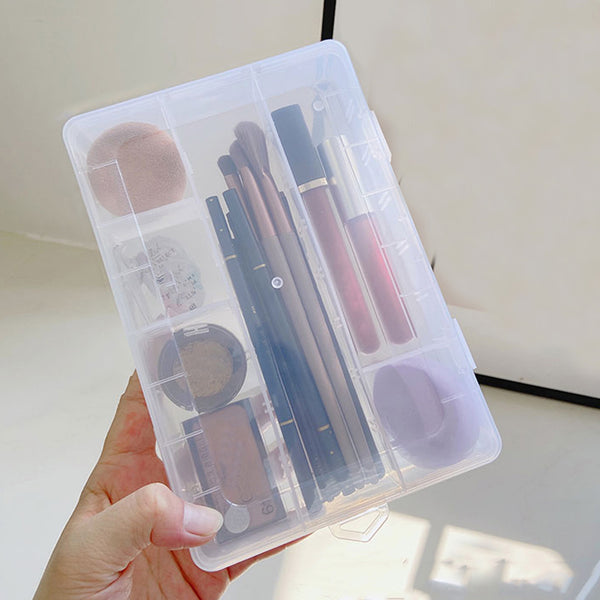 1pc Clear Makeup Tool Storage Box