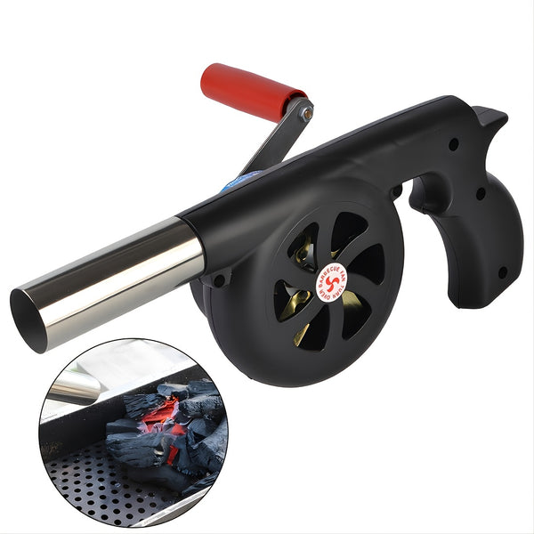 1pc Hand Crank Blowers, BBQ Manual Fan, Air Blower, Outdoor Cooking  Barbecue Fire Bellows For Picnic Camping Stove Accessories