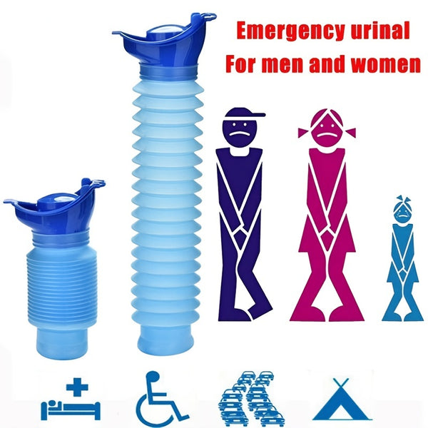 Portable Adult Urinal Outdoor Camping High Quality Travel Urine Car Urination Pee Soft Toilet Urine Help, Toilet For Men Women