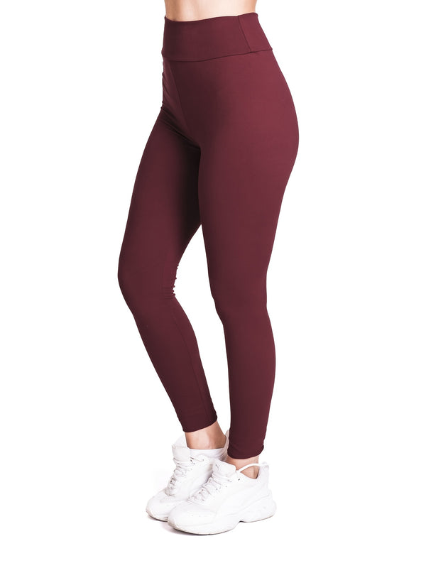 Casual High Waist Bottoms Leggings, Solid Elastic Fashion Long Leggings, Women's Clothing