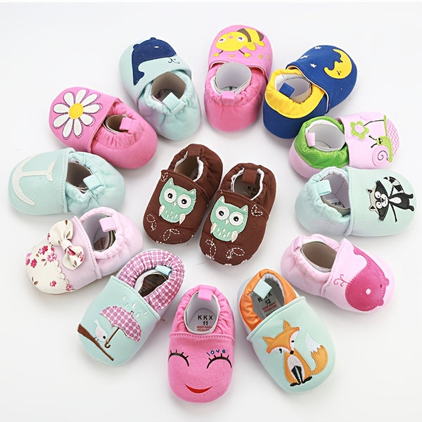 Baby Boys Girls Soft Soled Non-slip Footwear Crib Baby Shoes