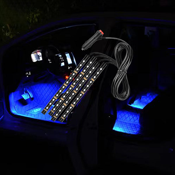 4 In 1 Car Atmosphere Light-Blue