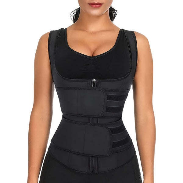 Waist Trainer Vest, Double Layer Waist Cincher Body Shaper Vest Waist Trainer For Women