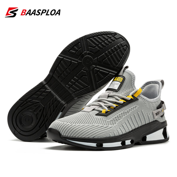 Baasploa Men's Running Trainers Sneakers, Running Shoes