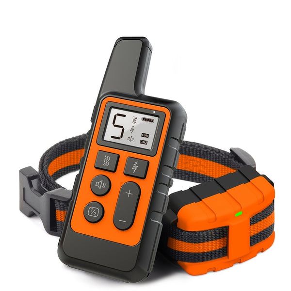 Electronic Pet Trainer Shock Collar With Vibration And Shock Modes For Dogs, Dog Training Collar