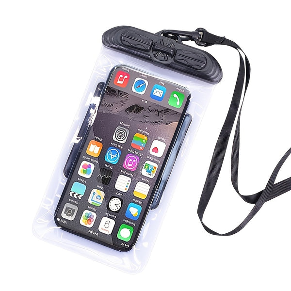 Mobile Phone Waterproof Pouch, Transparent Sealed Bag For Diving Swimming Underwater